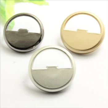 200 PCS de Alto Grau de Semi-Oca de Metal Botão Lugar Casaco Blusão Bater Botões de Acessórios de Vestuário, Decoração de 15-25 MM
