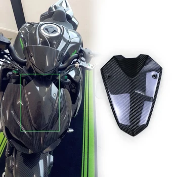 3K de Fibra de Carbono Acessórios da Motocicleta Carenagem Dianteira do Vento Deflecors Para a Kawasaki Z1000 2014 2015 2016 2017 2018 2019 2020 2021 +