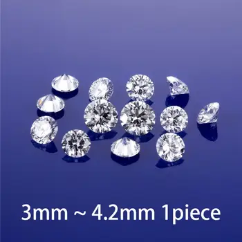 3mm ~ 4mm VVS - VS HPHT Laboratório de Diamantes Soltos