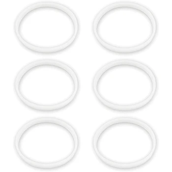 6 Pack de Juntas de Borracha de Substituição Selo Branco Anel Para Ninja Juicer Blender Copos de Peças de Substituição de Selos BL770